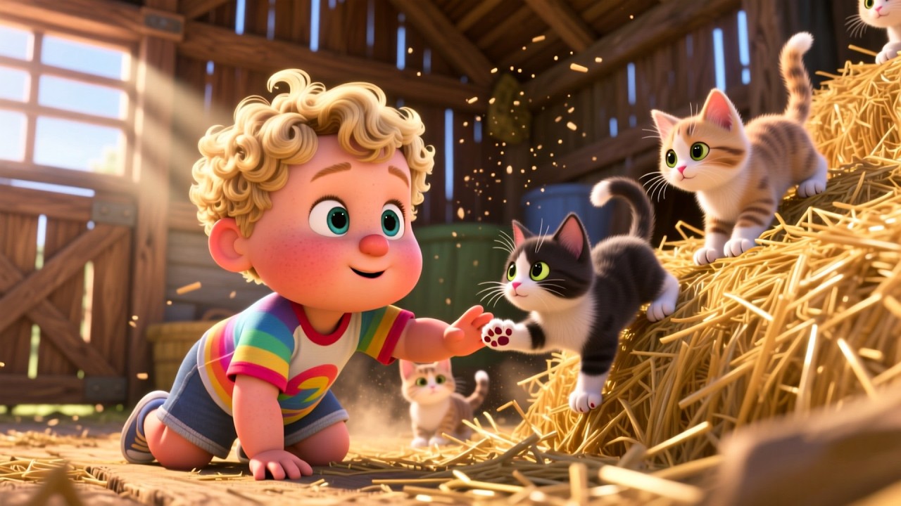 Farmyard Fun with Baby 🐄🌾 | Fun Learning & Play for Kids | Toddler Adventure Video