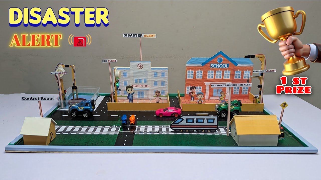 Disaster management science project | How to Make ! Disaster Alert 🚨 Unbelievable Science Project!🏆