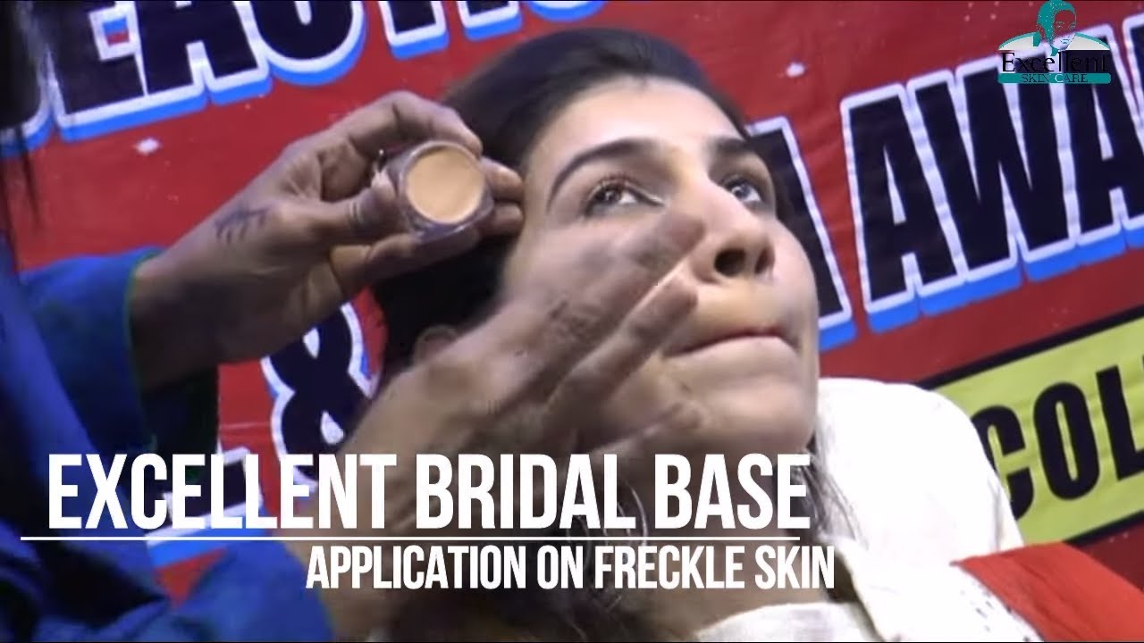 How To Apply Excellent Bridal Base On Freckle Skin |Long Lasting|Water Proof| Best & Easy Foundation