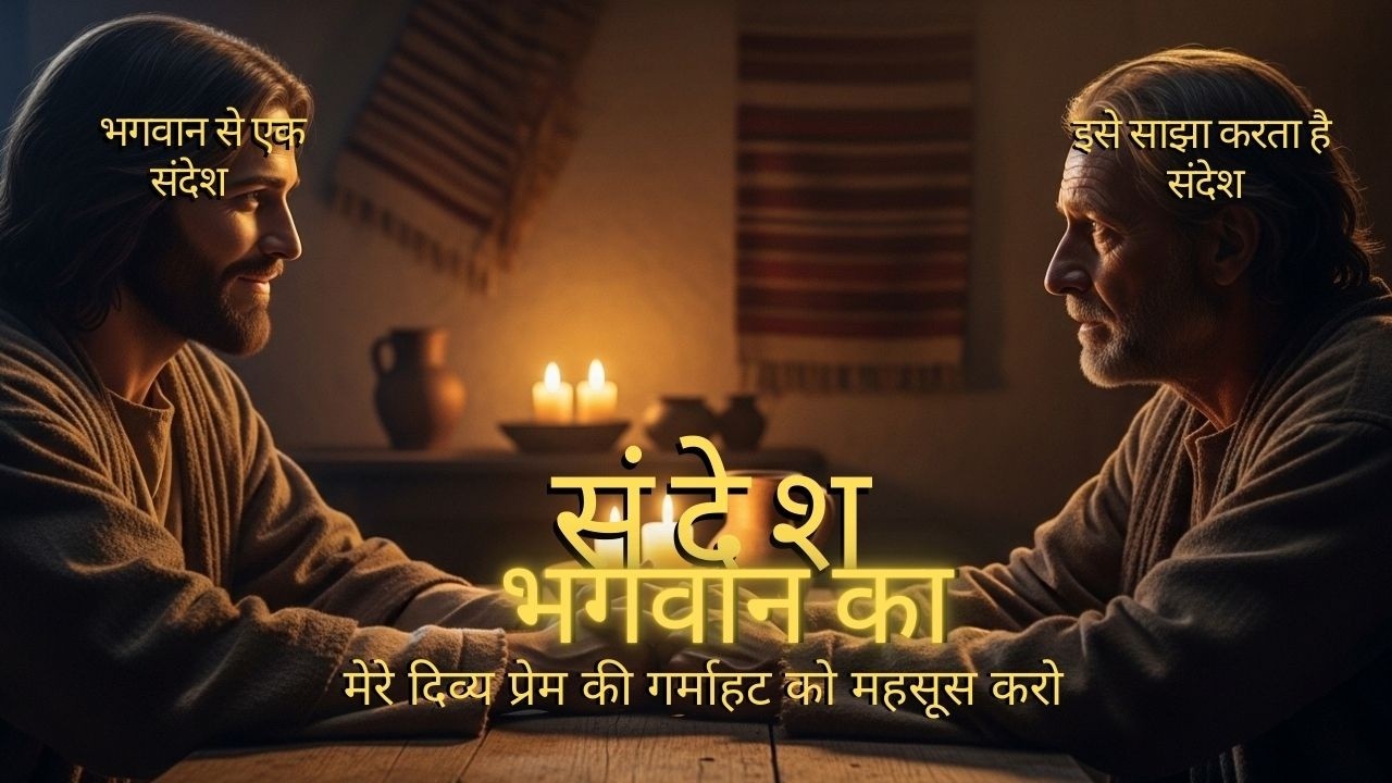 मेरे दिव्य प्रेम की गर्माहट को महसूस करो