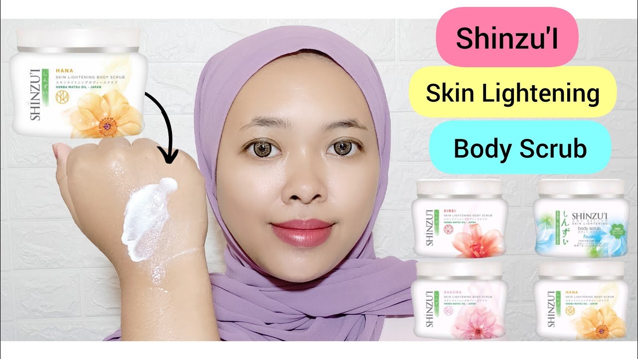 Review SHINZUI Skin Lightening Body Scrub | By Vapinka Makeup
