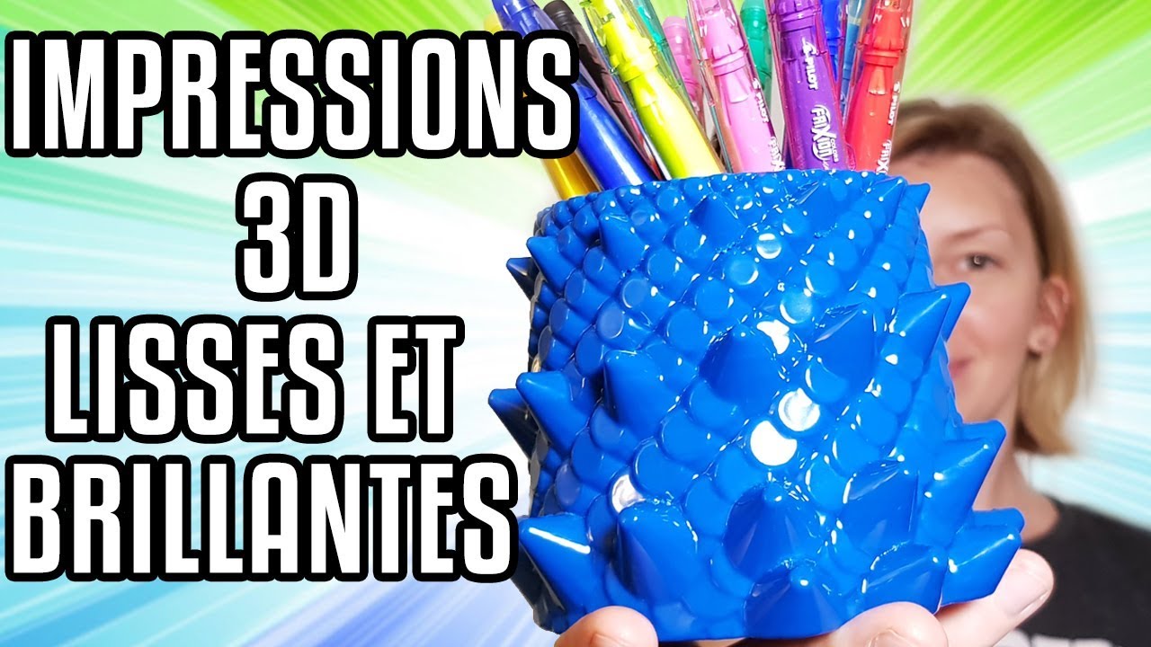 Lisser ses impressions 3D à l'acétone. Résultat magnifique ! ✔️