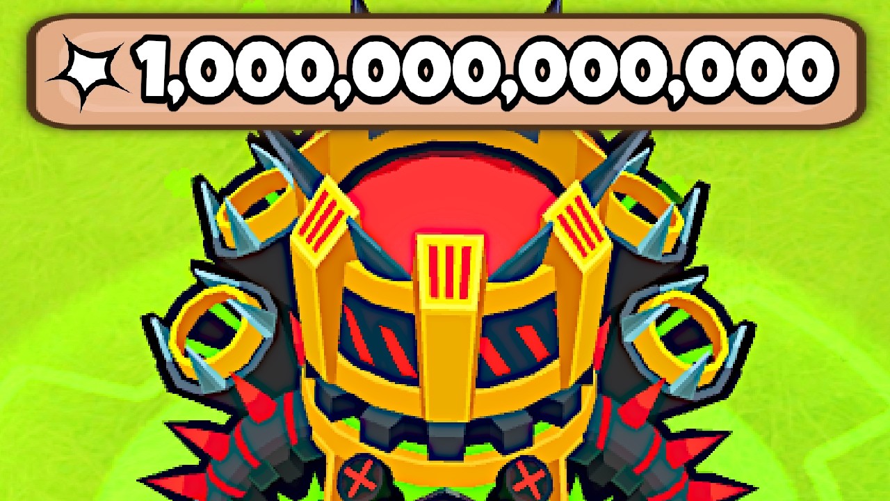 Can You Get 1 TRILLION Pops On One Tower? (Bloons TD 6)