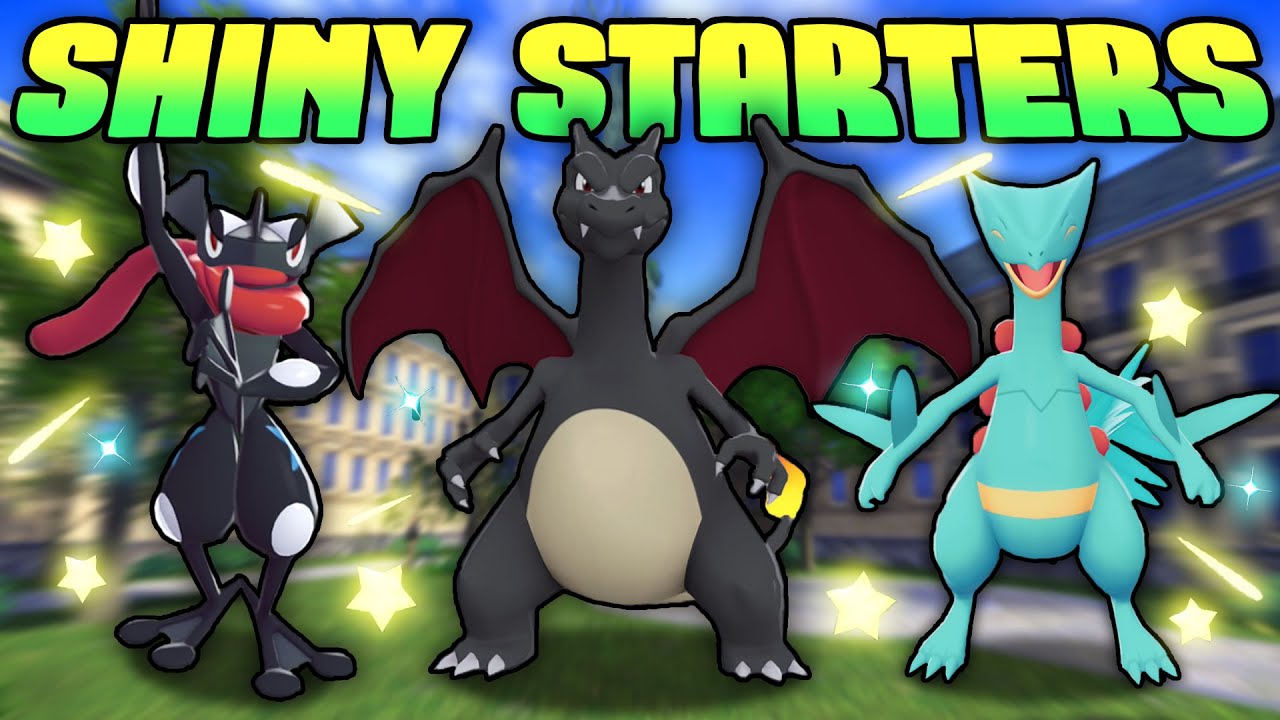 I Caught EVERY Shiny Starter Pokemon in Legends ZA!
