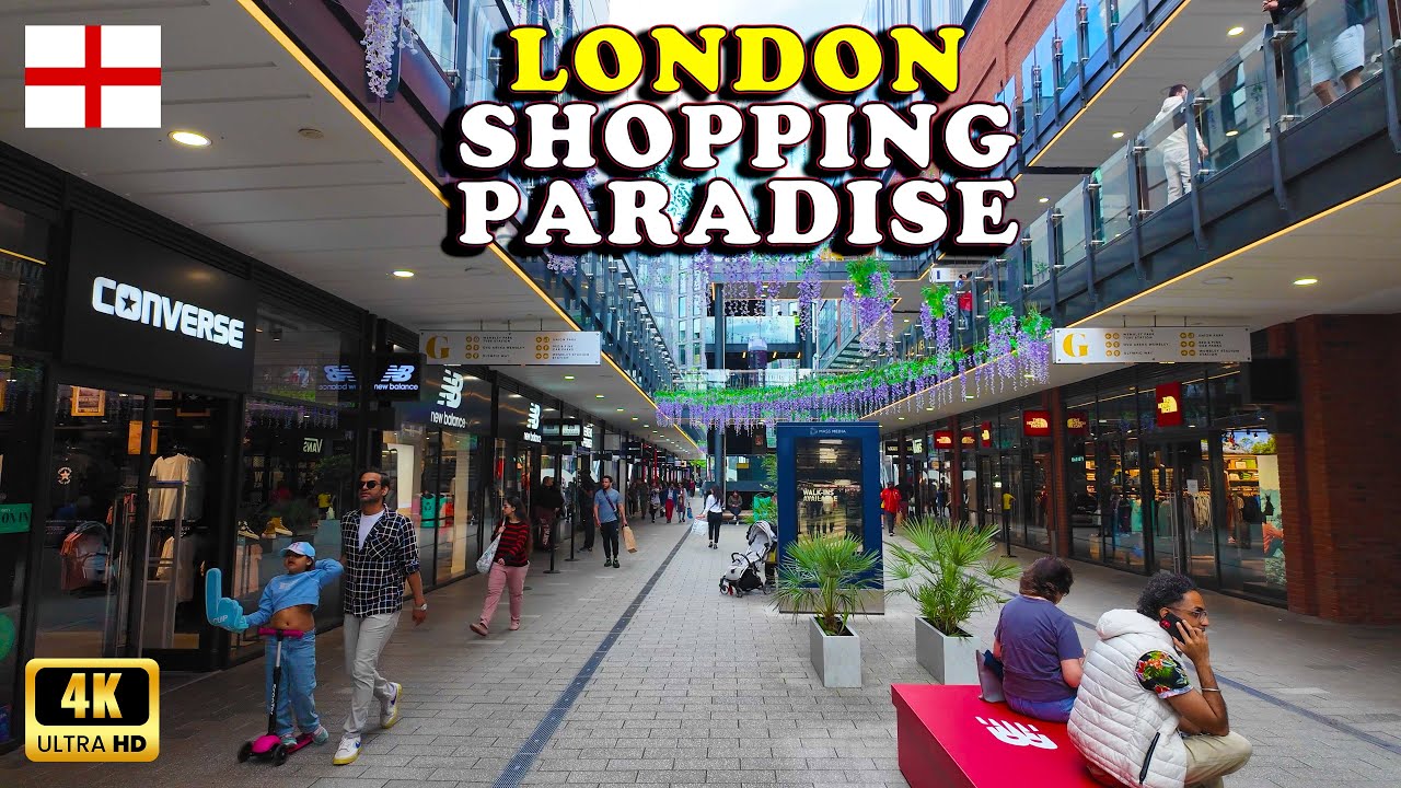 Explore London Designer Outlet Shopping Center in Wembley Park 🇬🇧