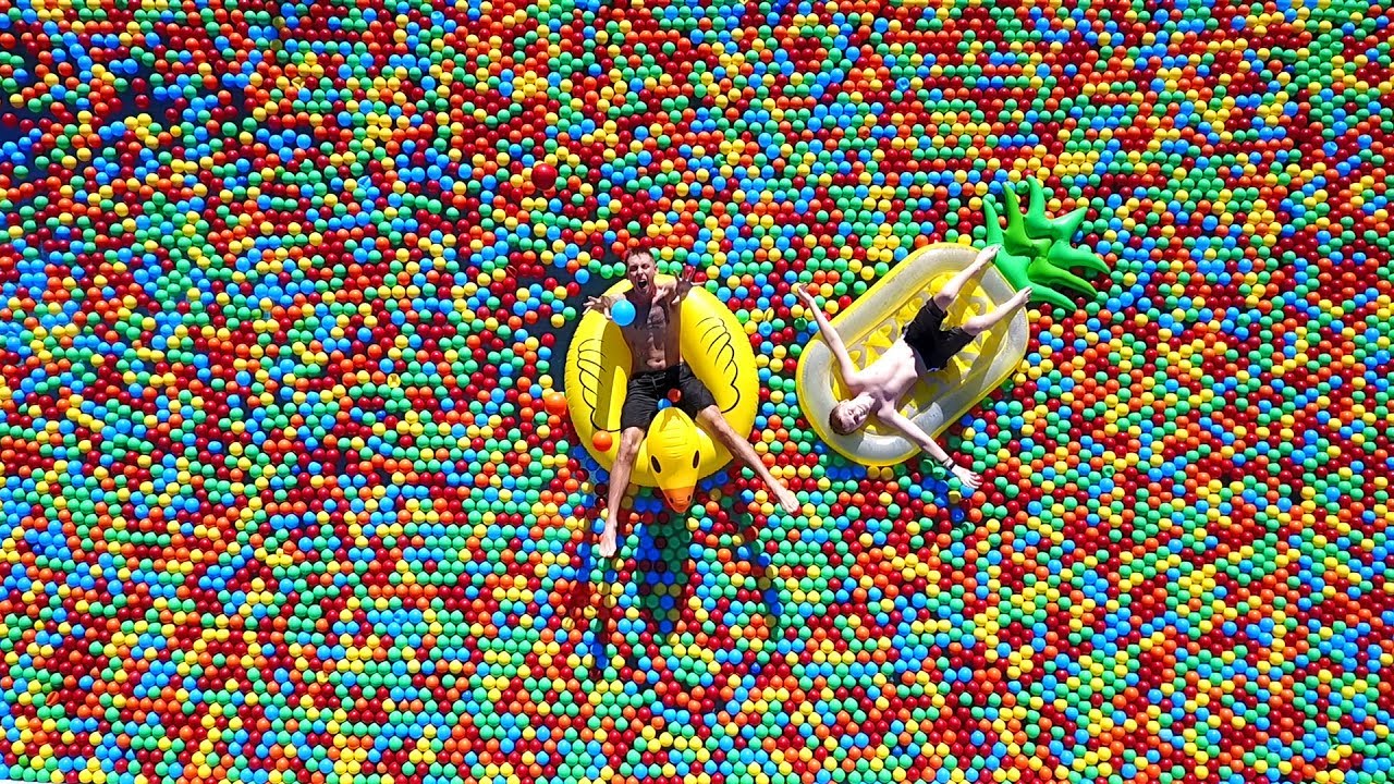 OUR NEW BALL PIT!!