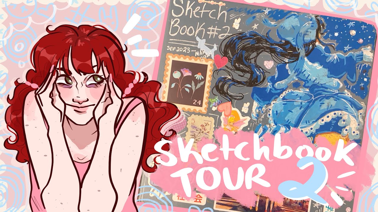 ✿ sketchbook tour 2 (march 2024) ✿