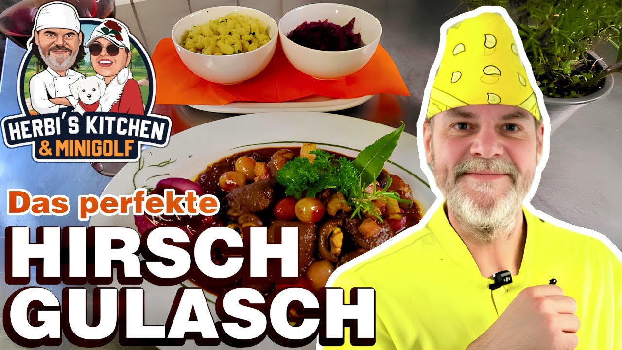 ORIGINAL Hirschgulasch Rezept mit Geheimzutaten 🦌 Zartes Fleisch, tiefe Aromen, s&uuml;&szlig;e &Uuml;berraschung