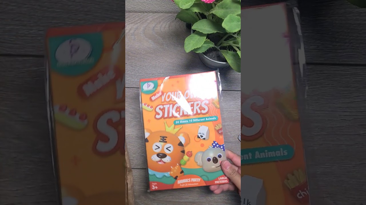 Opening Package From Amazon | Make Your Own Stickers | #stickers #backtoschool
