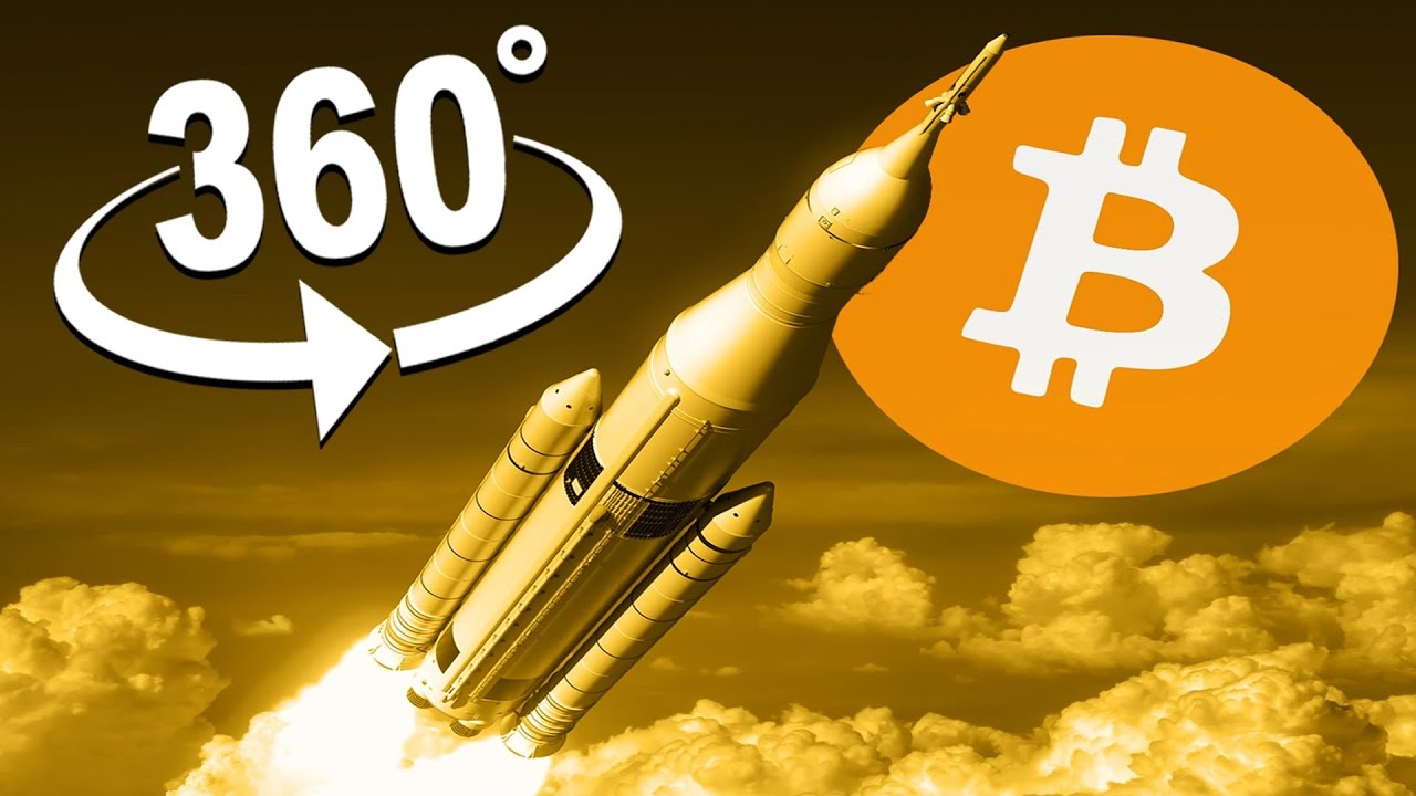 Bitcoin to the moon in 360/VR