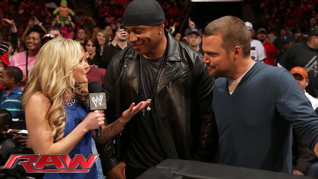 Renee Young interviews LL Cool J and Chris O'Donnell: Raw, March 10, 2014