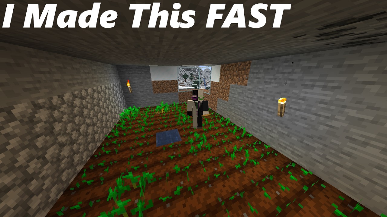 Quick lil Farm | Minecraft Survival Ep28