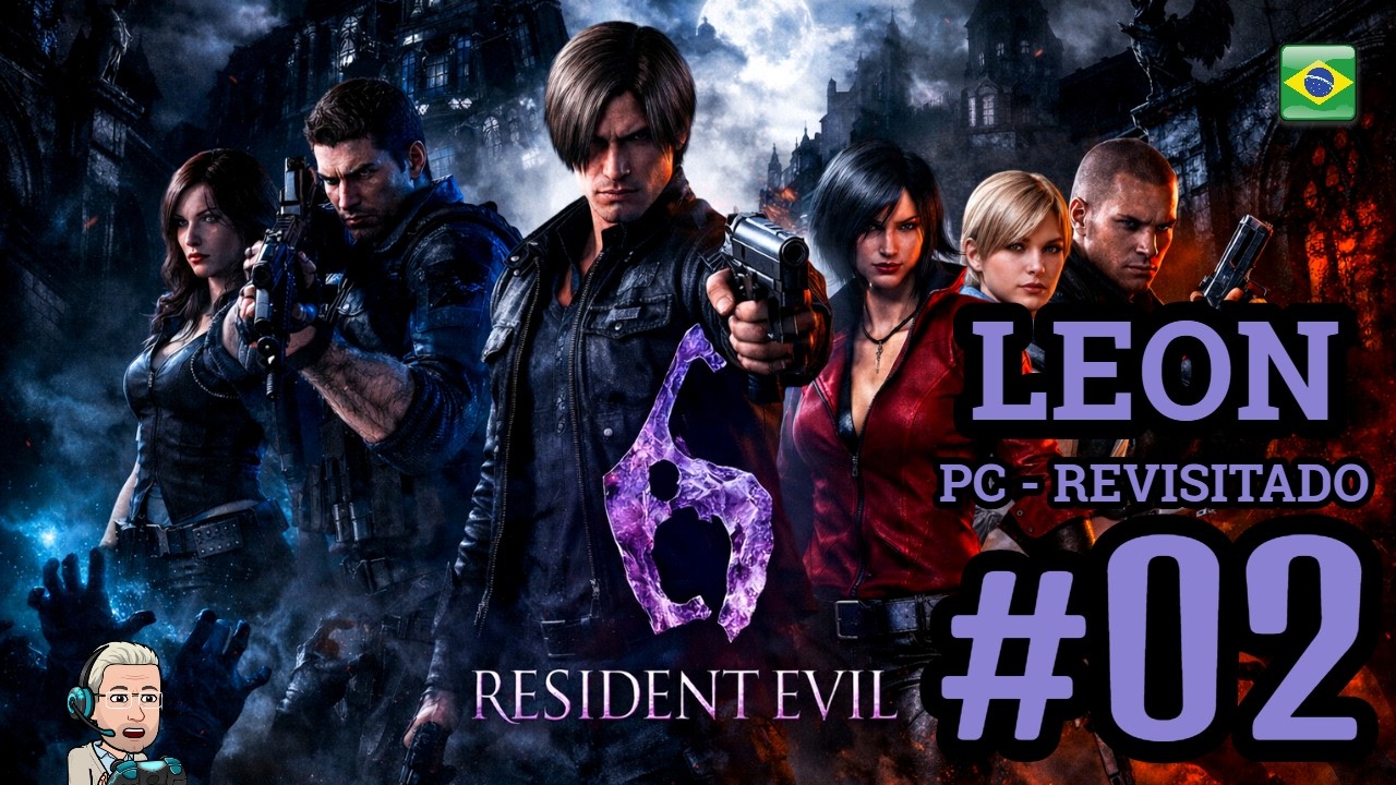Resident Evil 6 #2 ( Leon ) PC PT-BR.