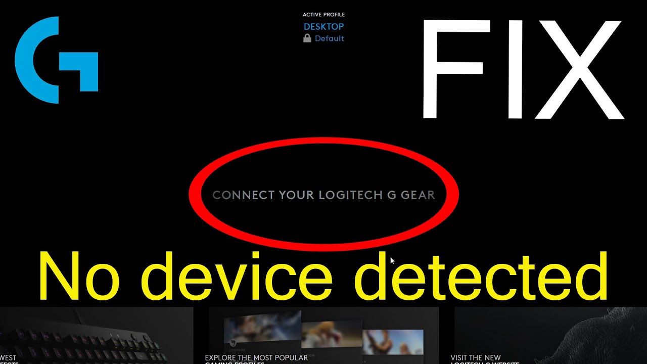 FIX - Logitech G Hub - no Devices Detected