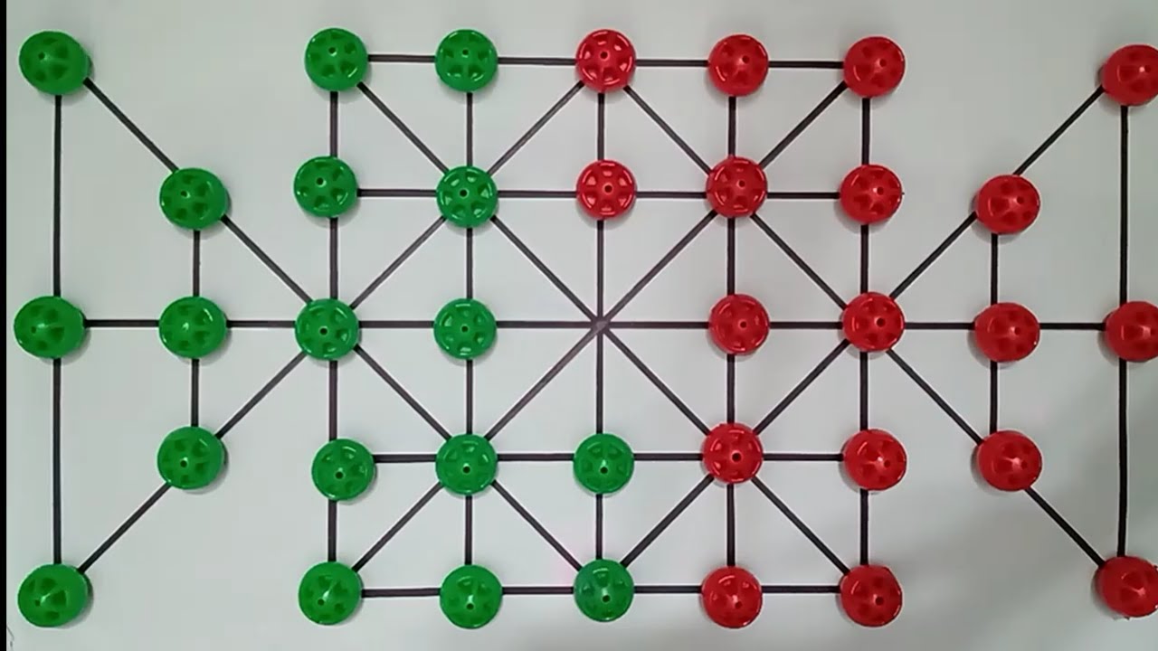 ✨Traditional village game | 🤯Mind✨ blowing strategy Battle game | 2 player bead 🧿game