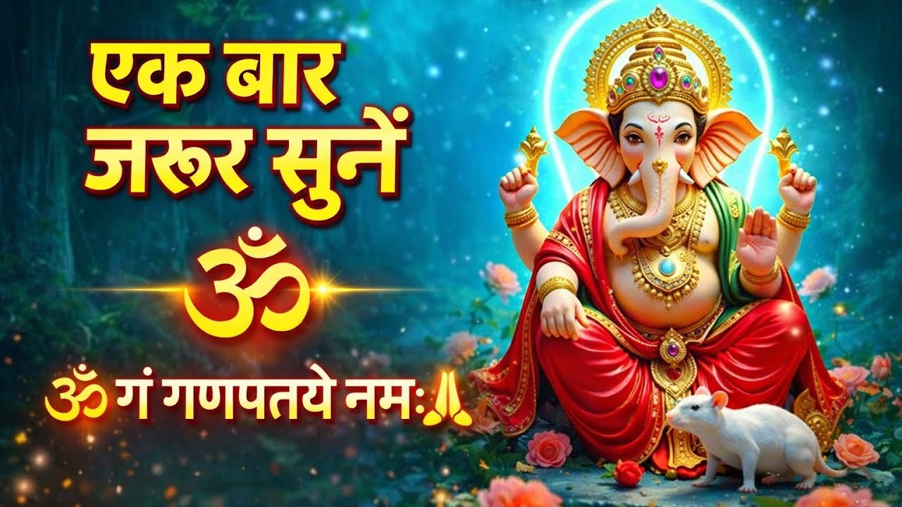 ॐ गं गणपतये नमः | Powerful Ganesh Mantra | सभी बाधाएं दूर होंगी#viral #bhaktivibes 
