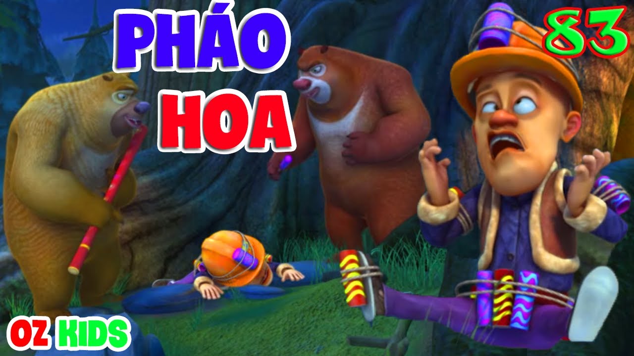 Ch&uacute; Gấu Boonie Tập 83 Tr&ograve; Chơi Bắn Ph&aacute;o Hoa - Bablu Dablu Cartoon - Phim Hoạt H&igrave;nh Hay Nhất 2021