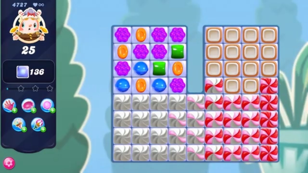 Candy Crush Saga LEVEL 4727 NO BOOSTERS (new version)🔄✅