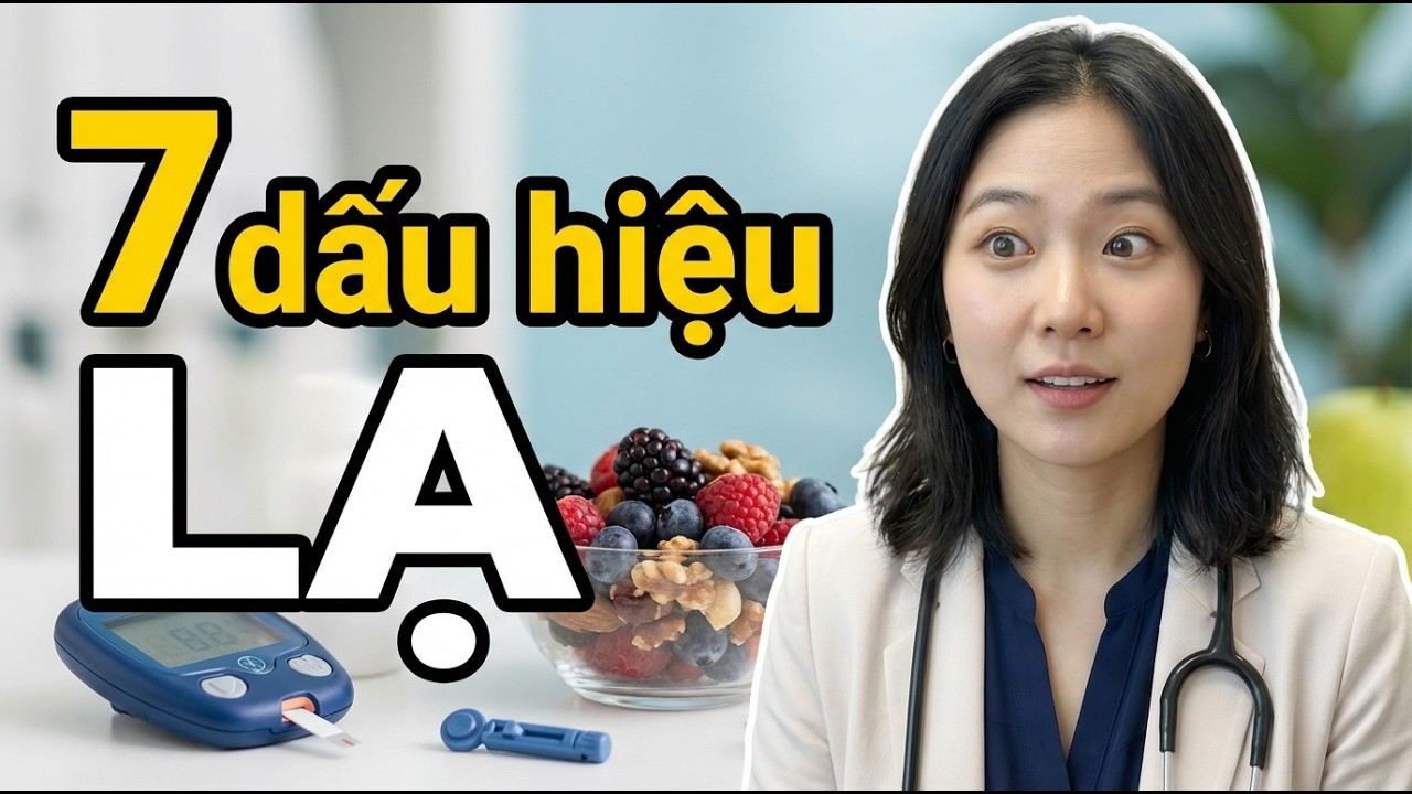 7 dấu hiệu cơ thể đòi hỏi thay đổi trước khi tiểu đường trở nặng