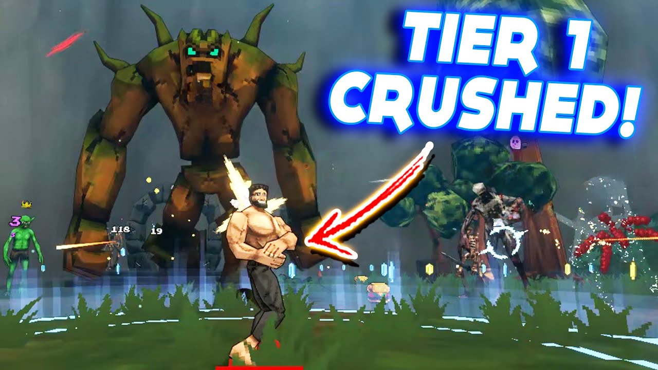 Megachad Flexes His Way Through Every Tier 1 Boss! - Megabonk Gameplay