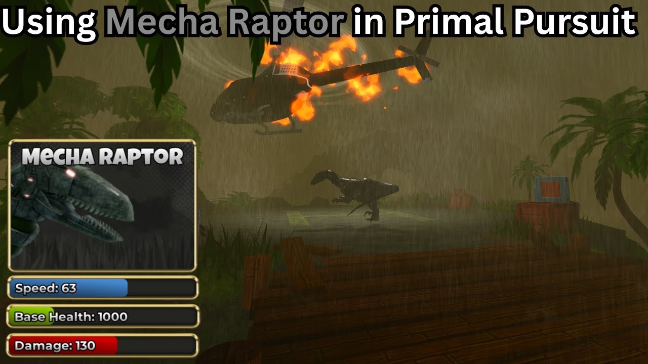 Using MECHA RAPTOR in Primal Pursuit!!!