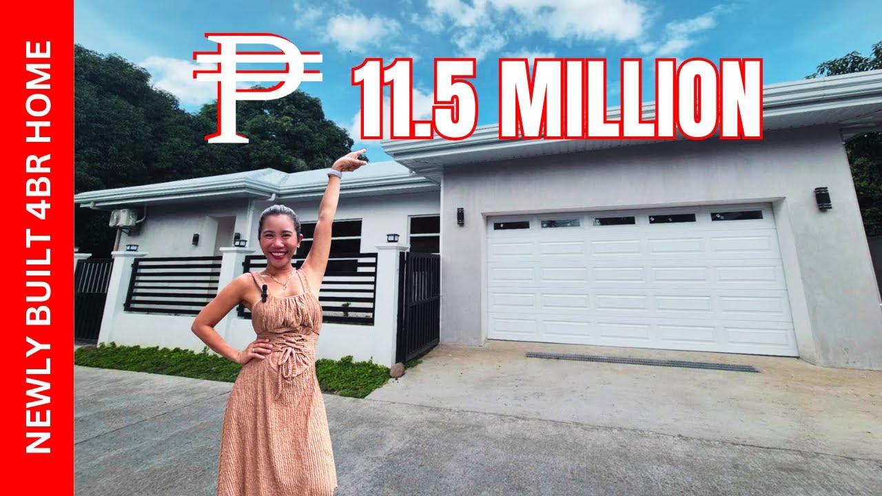 HOUSE TOUR Inside a Brand New Semi-Furnished 4BR Home in Dumaguete, Philippines 🇵🇭 | $204K USD