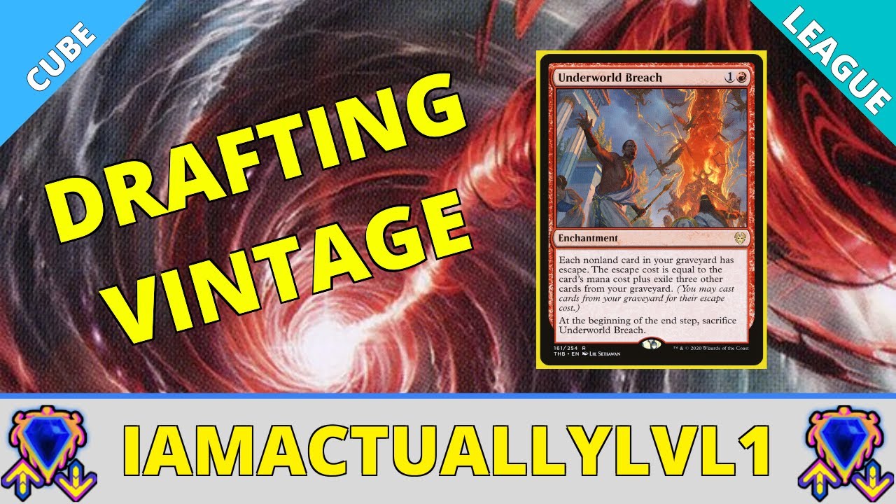 You can DRAFT a Vintage deck!?! - Supreme Cube - Breach Combo