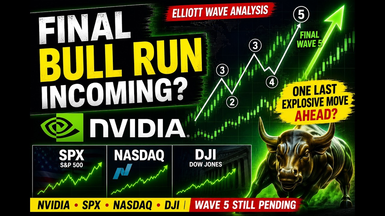 NVIDIA, SPX, Nasdaq & DJI Elliott Wave Analysis | Final Bull Run Incoming?