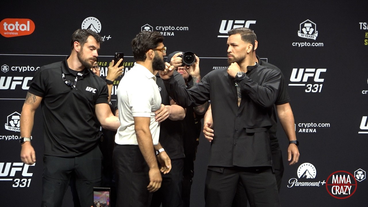 Arman Tsarukyan vs  Mauricio Ruffy FIRST FACE OFF for UFC 331