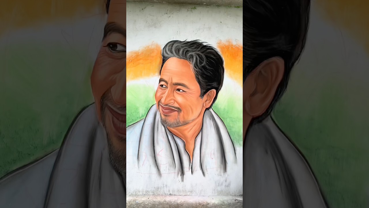 Sonam Wangchuk🥹❤️#art #drawing #painting #cjp #sonamwangchuk
