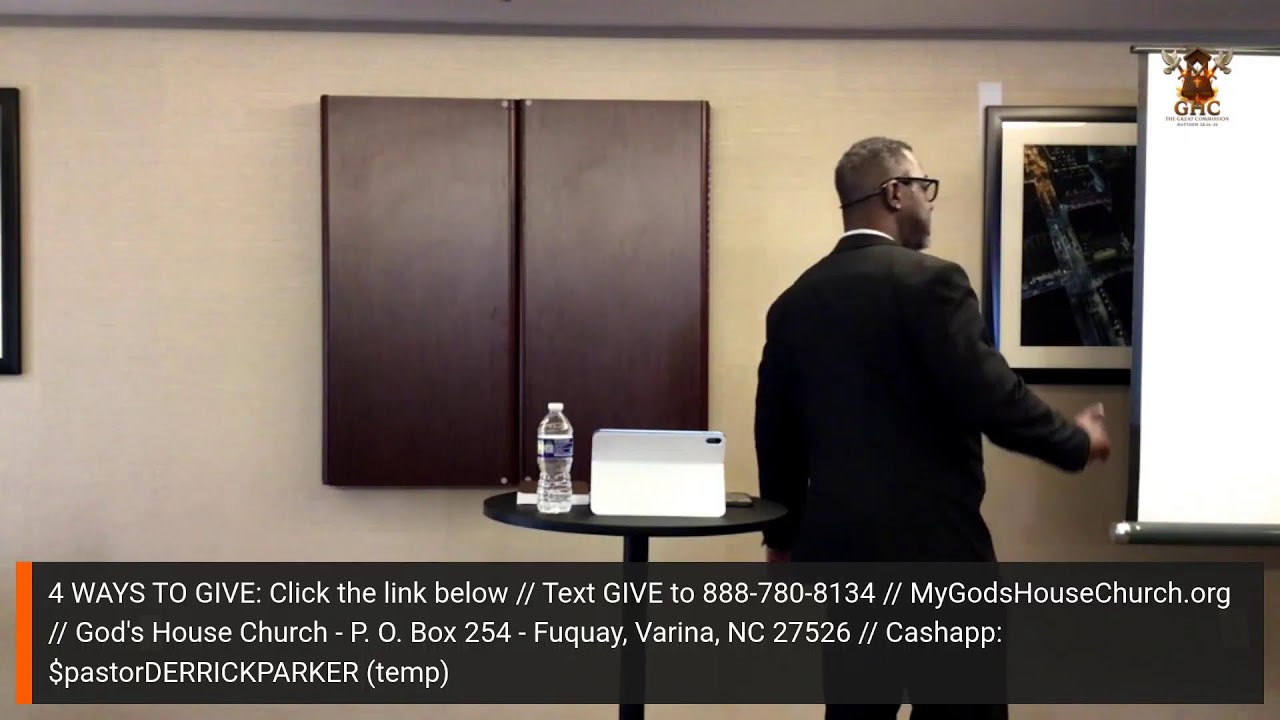 The Blueprint | Pastor Derrick Parker | The REPLAY | God's House Church