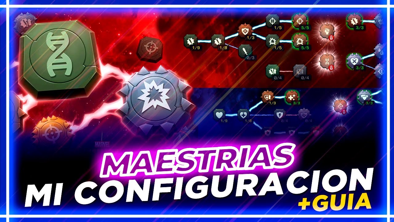 MAESTRIAS 2024 - Mis 3 Configuraciones y  EXPLICACION | marvel batalla mcoc