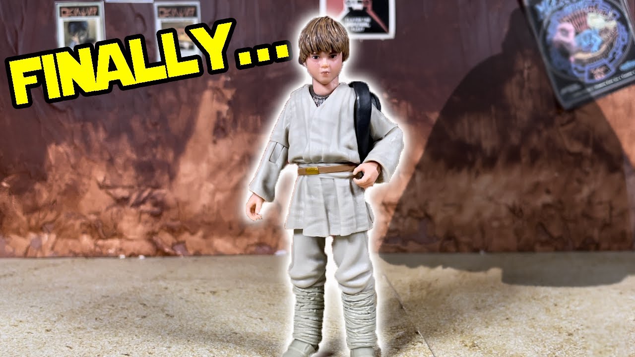 NEW Anakin Skywalker Star Wars Black Series The Phantom Menace Action Figure Review