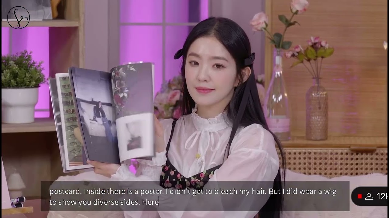 Irene of Red Velvet - “Like A Flower“ album unboxing (countdown live)
