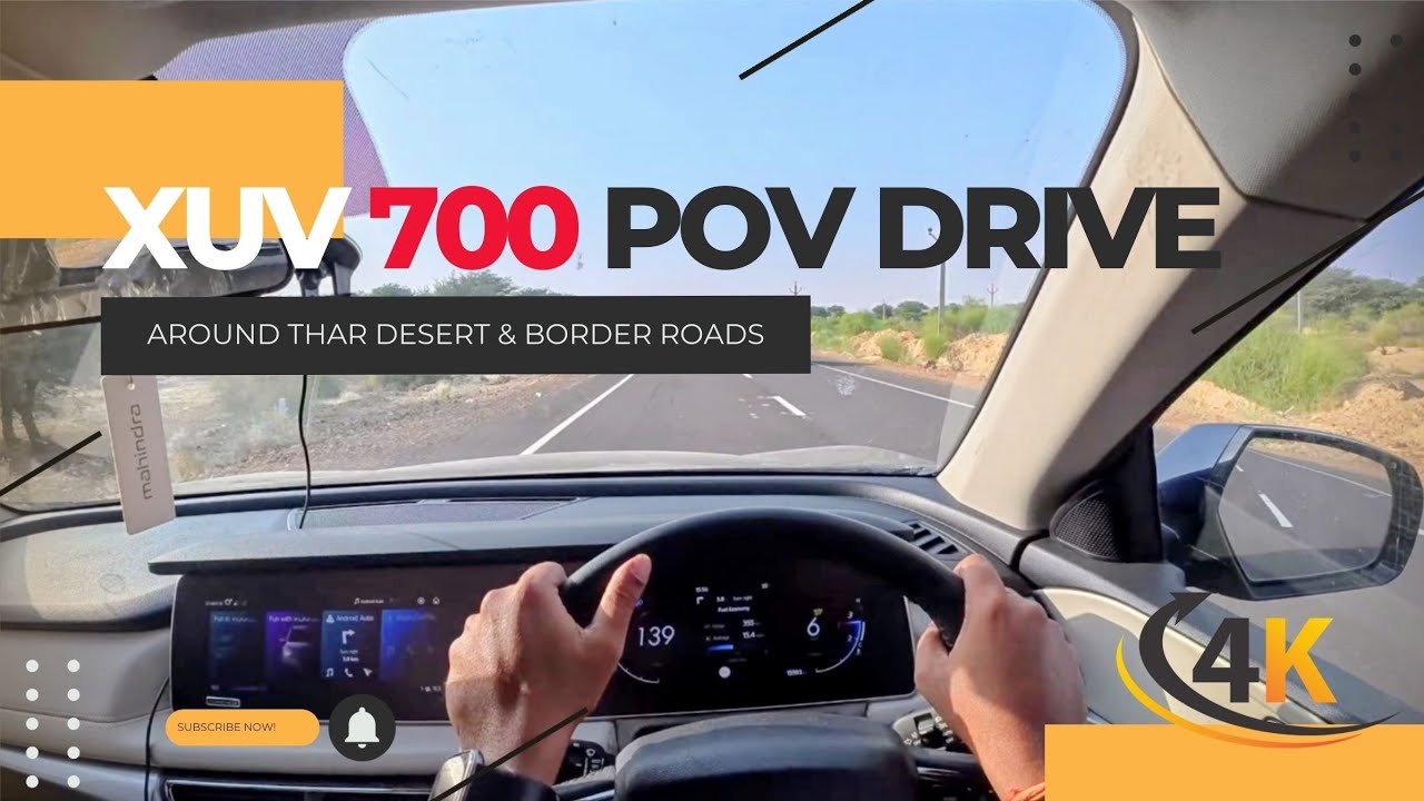 Driving XUV700 Through Jaisalmer’s Desert & Border Zone… UNREAL POV!