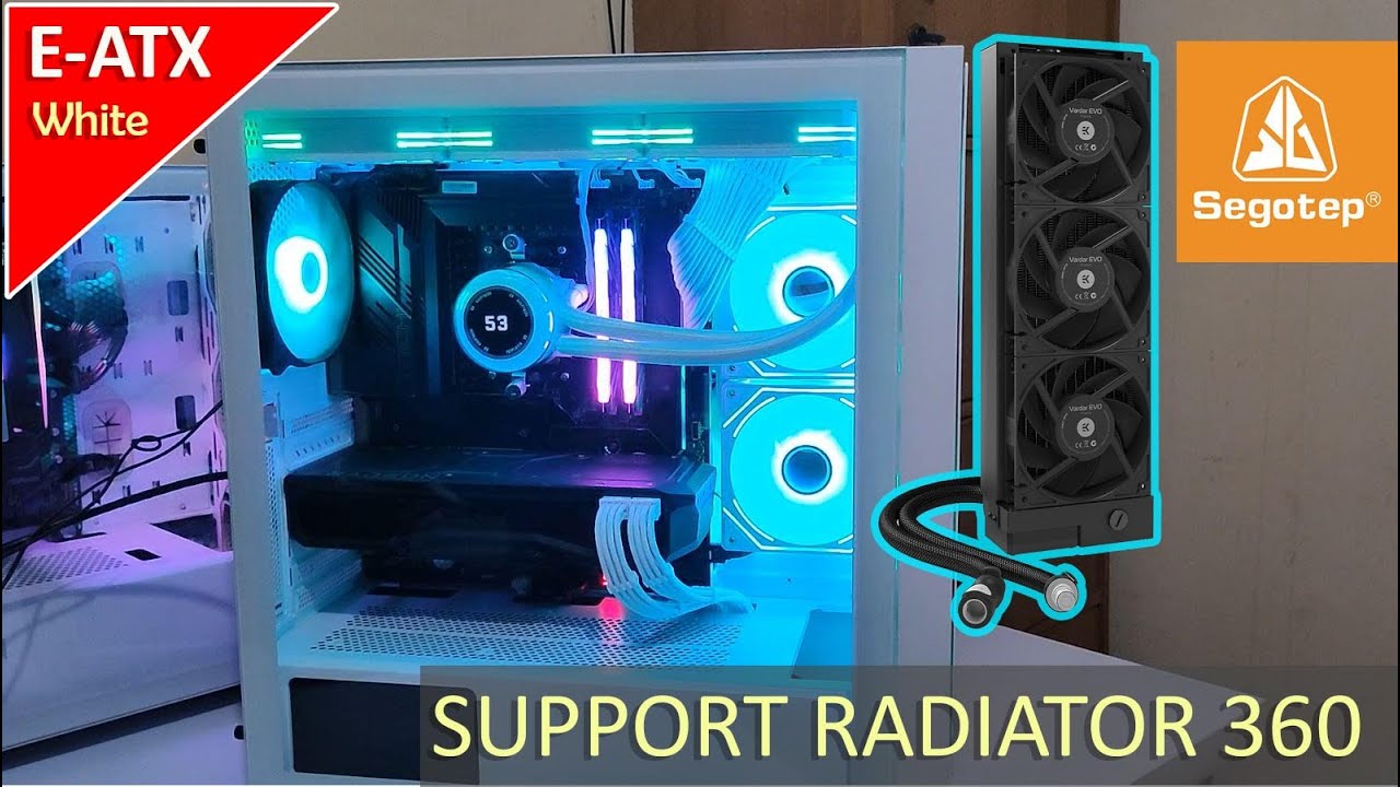 Casing PC Gaming kelas premium kok harganya bisa murah gini yak? Segotep Rambo 360Q Whihte