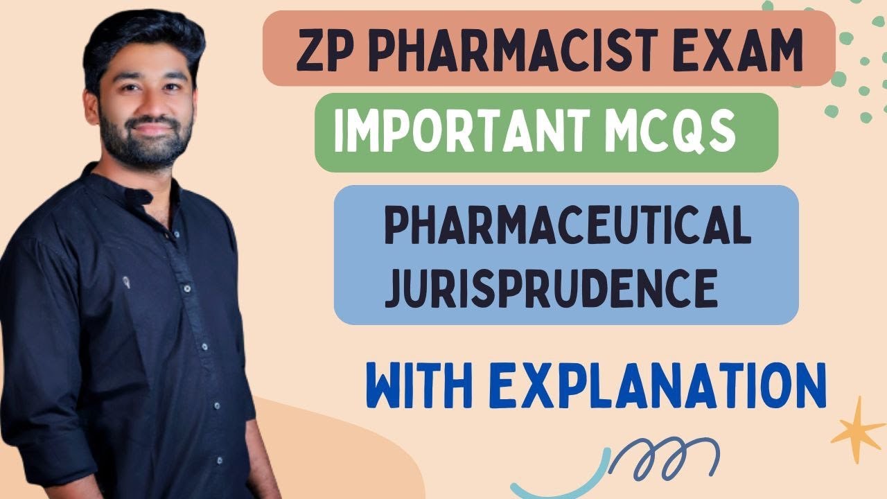 MCQS OF PHARMACEUTICAL JURISPRUDENCE FOR ZP PHARMACIST EXAM PART-1@SJPHARMA-SAHADEOSAWAKE