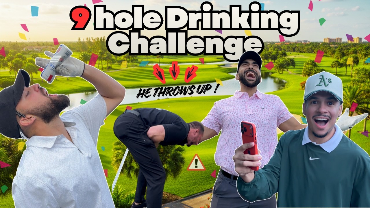 Our First Ever 9 Hole Drinking Challenge!