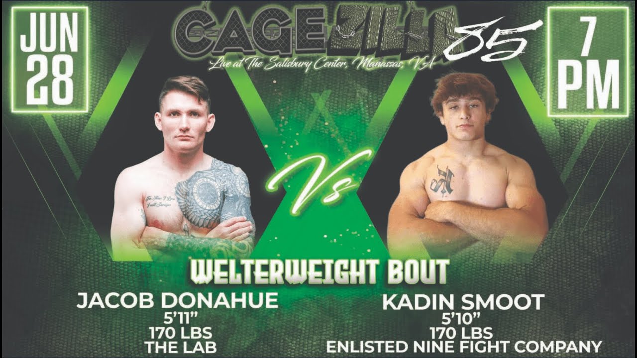 Cagezilla 85 - Jacob Donahue vs Kadin Smoot