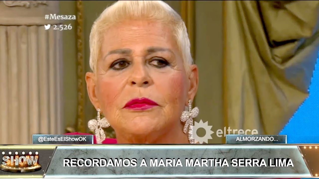 El triste adiós a María Martha Serra Lima