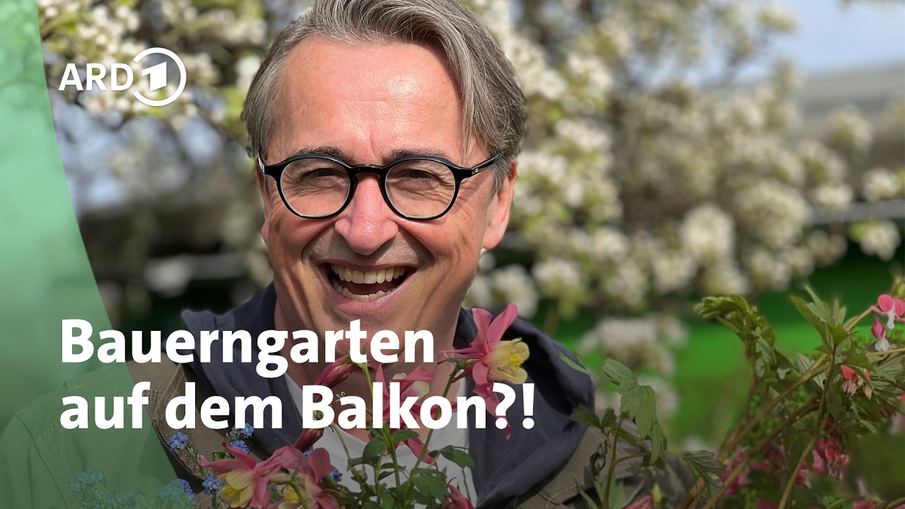 Mit diesen Pflanzen bekommst du einen Bauerngarten-Balkon | Horst sein Schrebergarten | rbb