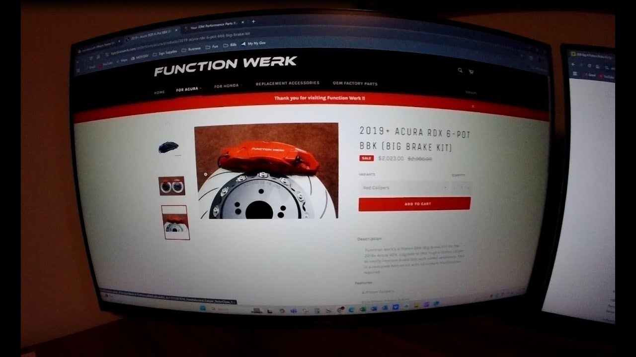 RDX Function Werk Big Brake Kit (PART1) UNBOXING, Impressions, Test Fit - 3rd Gen 2019-2025 BBK