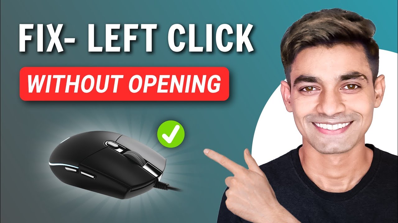 How To FIX Mouse Left Click Not Working Properly (WITHOUT OPENING)