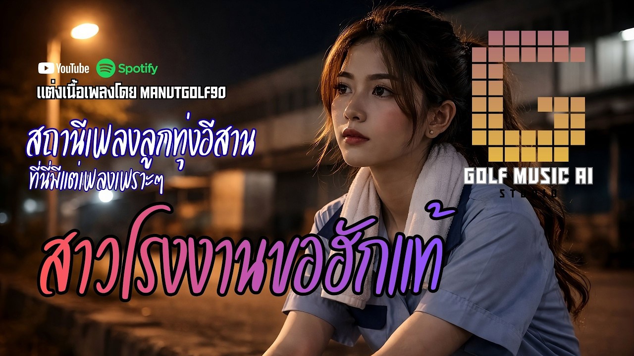 เพลง  สาวโรงงานขอฮักแท้  Producer / MANUTGOLF90