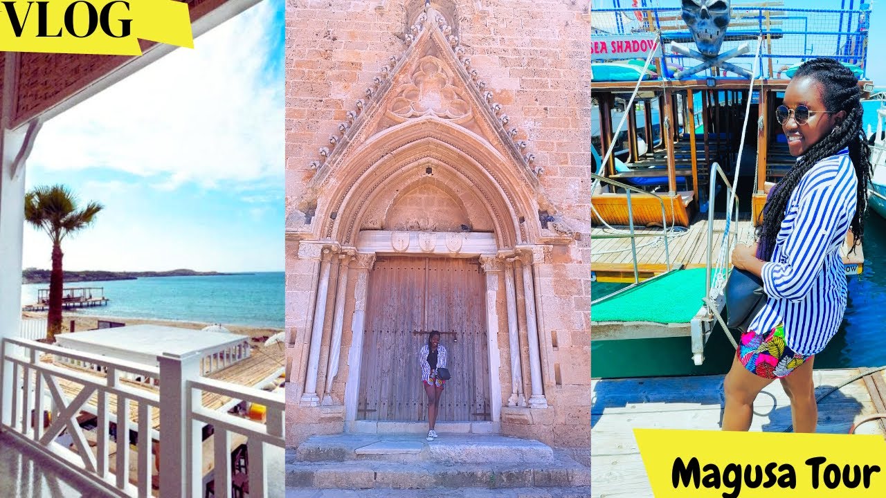 A TOUR IN FAMAGUSTA CYPRUS IN SUMMER  | TOWN CENTER | CITY MALL |MEDITERRANEAN BEACH