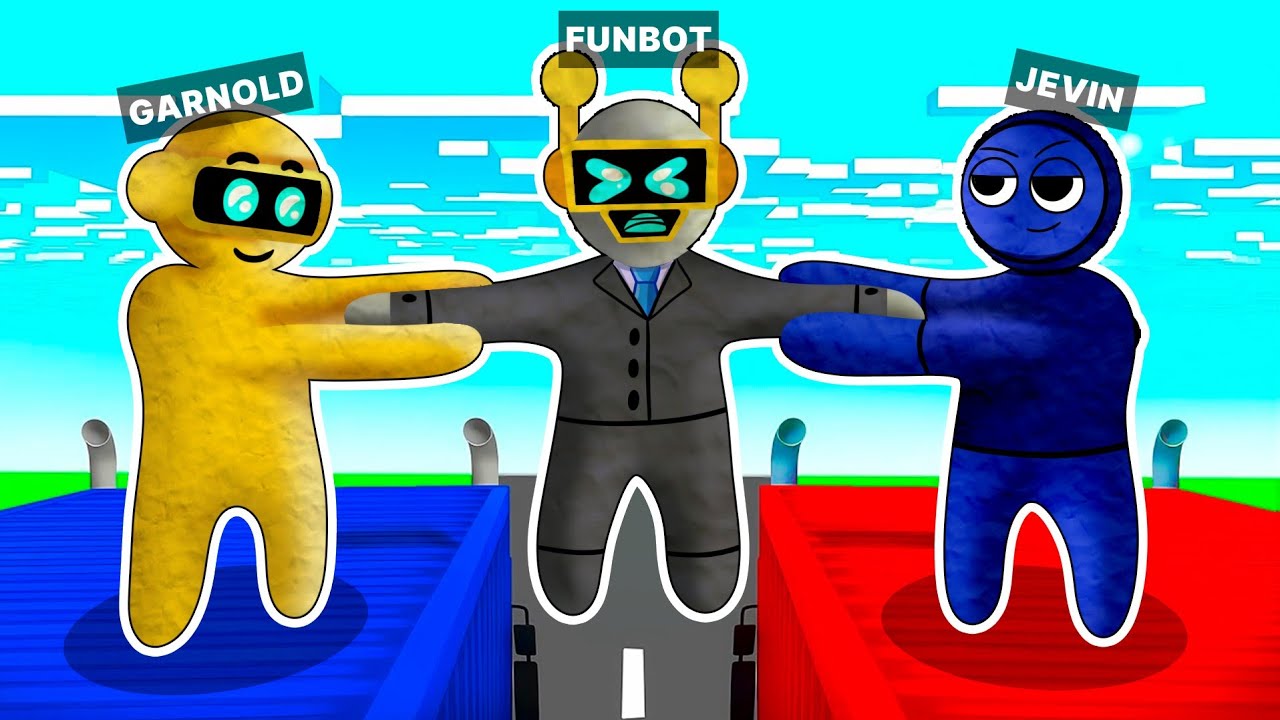 LUCHAS LOCAS EXTREMAS con MIS AMIGOS en GANG BEAST! (Sprunki)