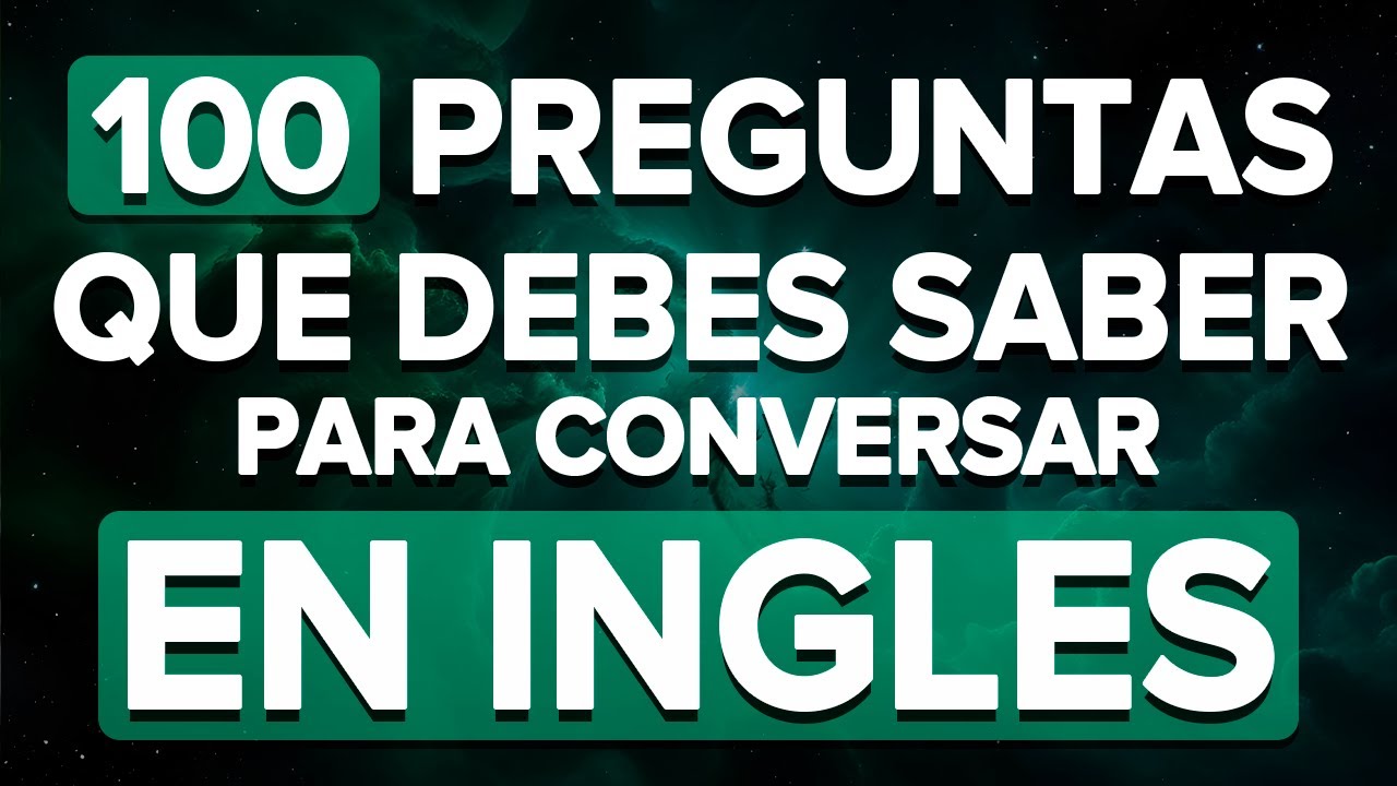 🗽 100 PREGUNTAS M&Aacute;S USADAS PARA EDUCAR TU OIDO EN INGL&Eacute;S ✅| ESCUCHA, REPITE Y APRENDE 👨&zwj;🏫
