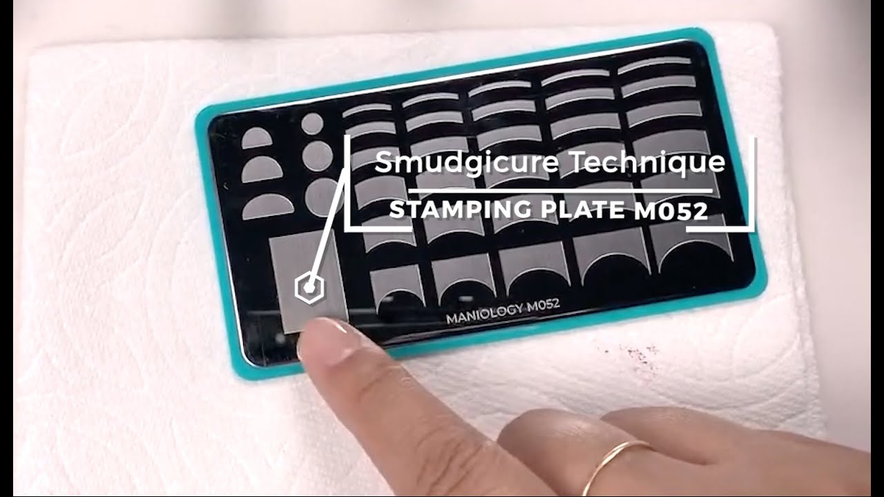 Smudgicure Technique: Stamping Plate M052 | 1-Minute Maniology