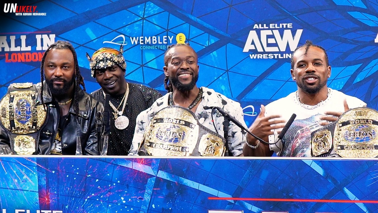 Kofi & Austin Creed on becoming 'The New Level' and SIGNING with AEW at the All In Press Conference!