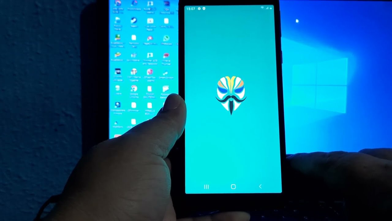 Root Magisk no Galaxy A01 core (A013M) Binário 3 Android 10.